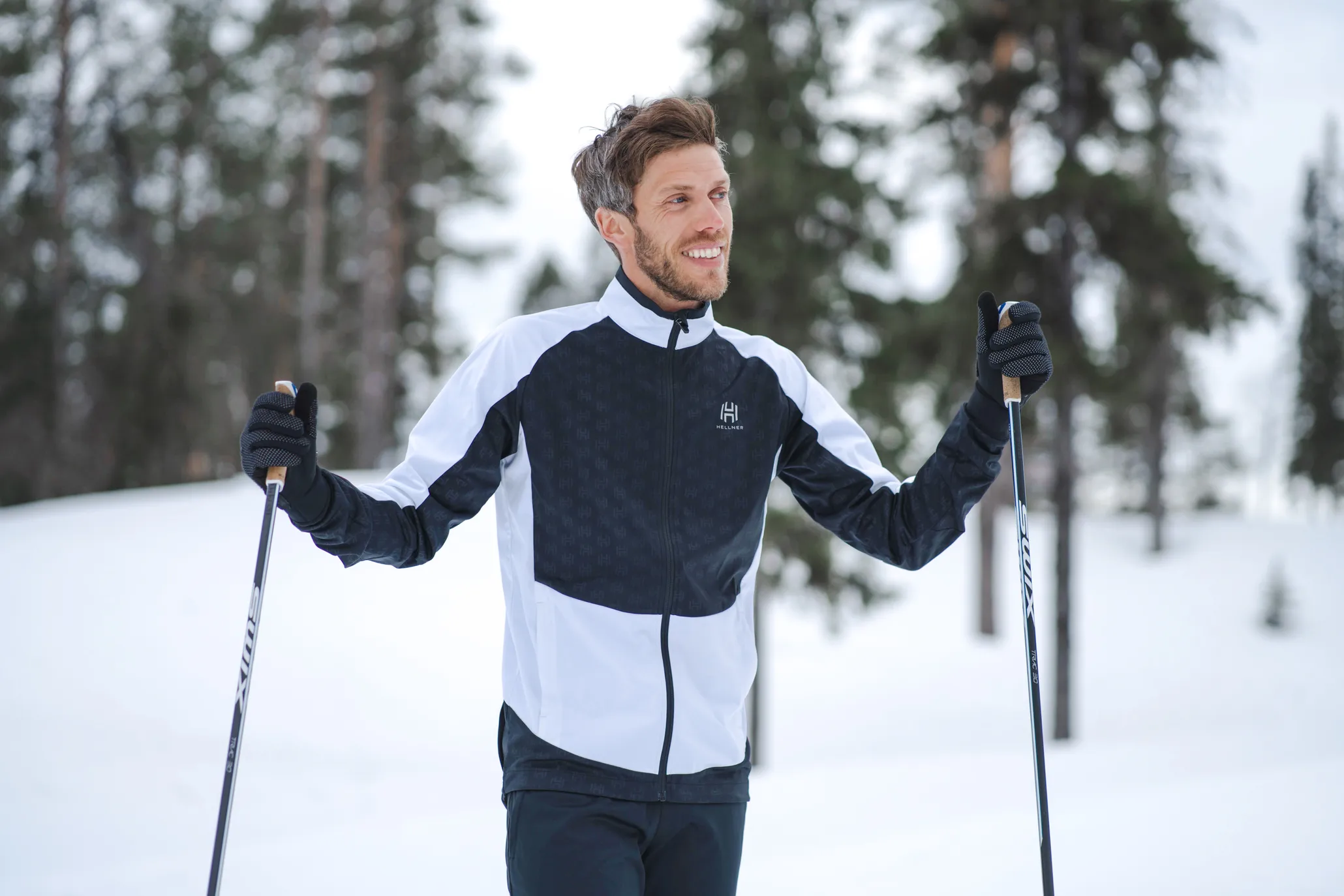 Hellner Men's Sårjås XC Ski Jacket Black Beauty