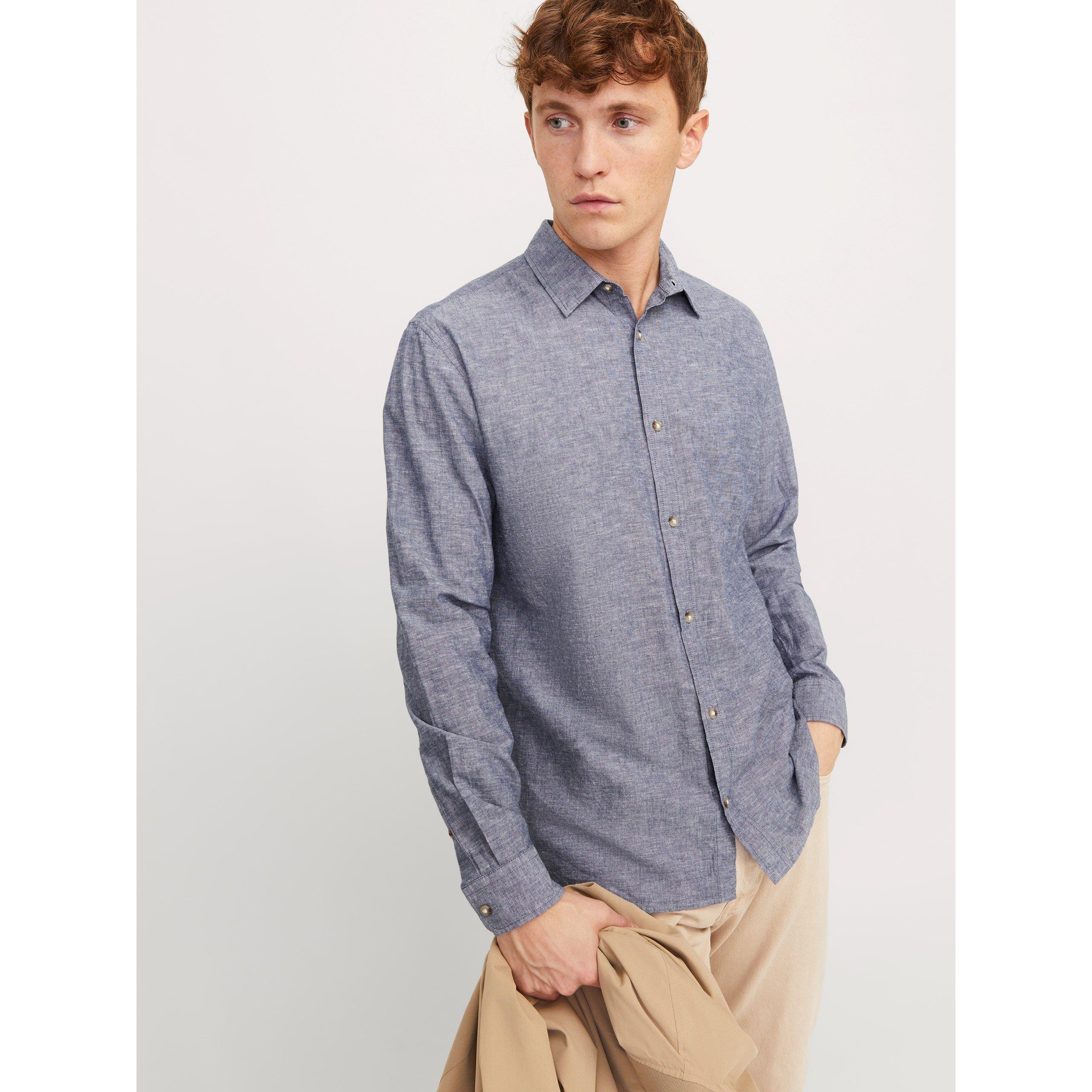 Jack and Jones JW Long Sleeve Linen Shirt