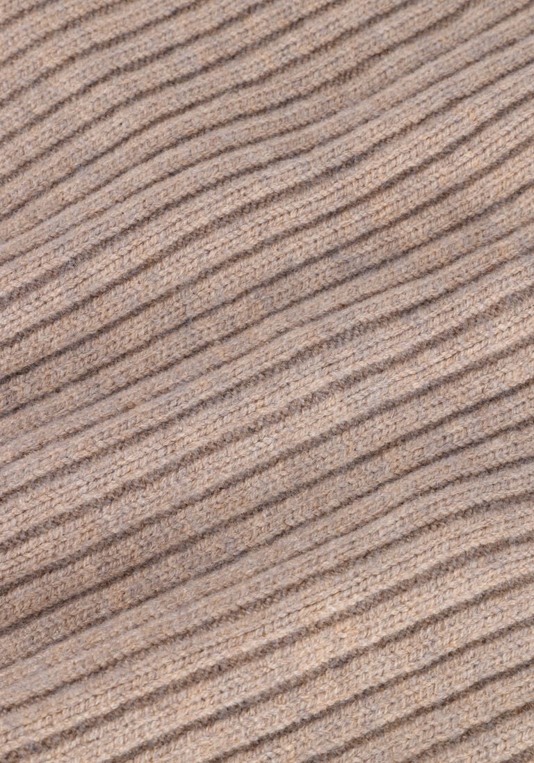CO\\'COUTURE taupe co'couture trui row box crop knit