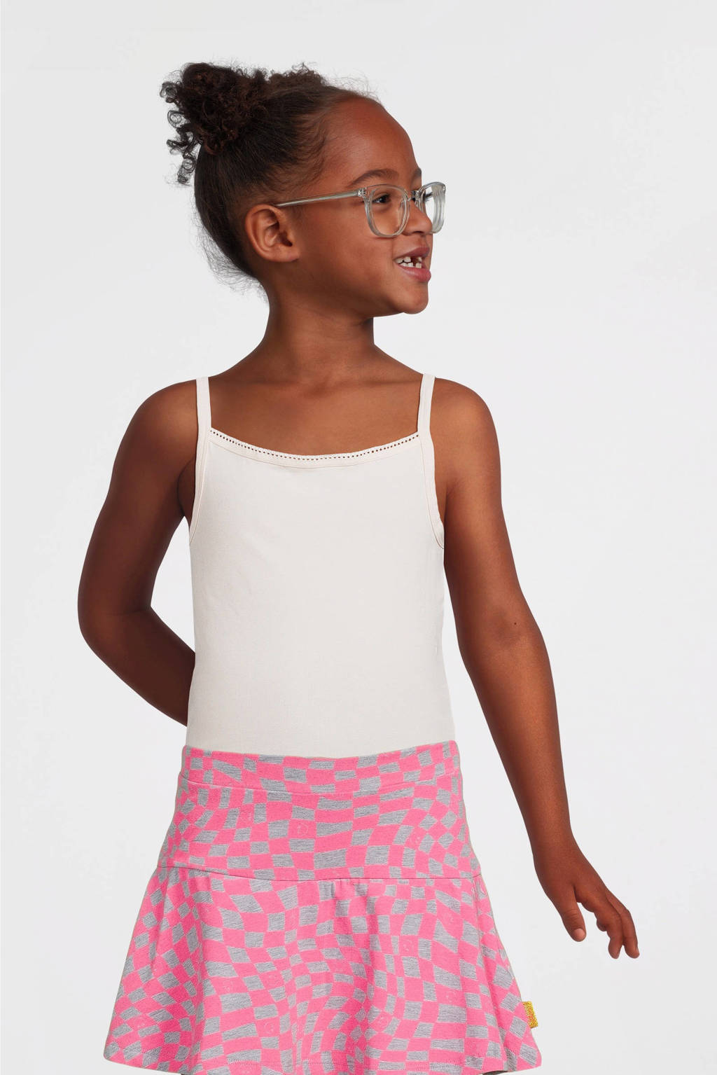 NAME IT singlet- set van 2 lichtblauw/lichtroze/wit