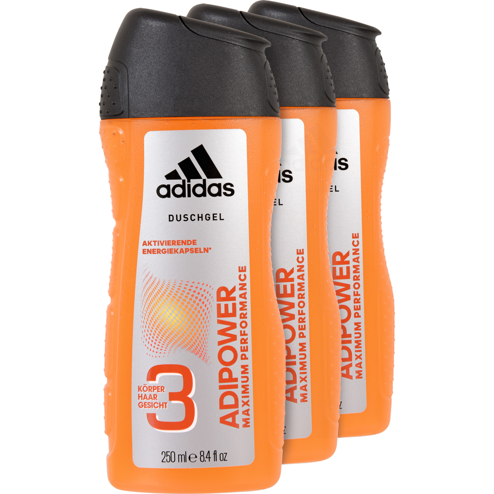 Adidas Dusch Adipower 3 x 250 ml
