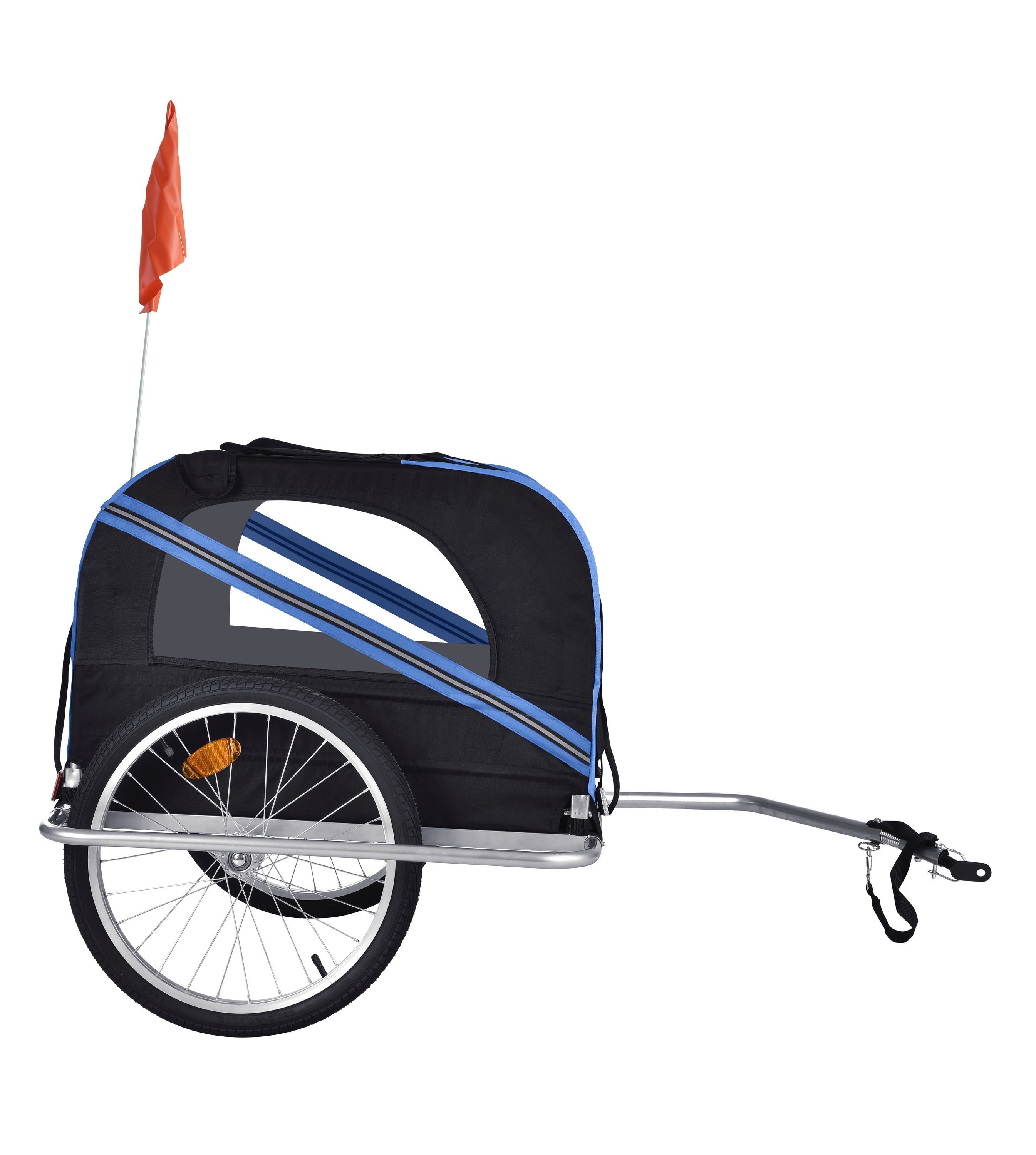 Veloanhänger Hundeanhänger blau