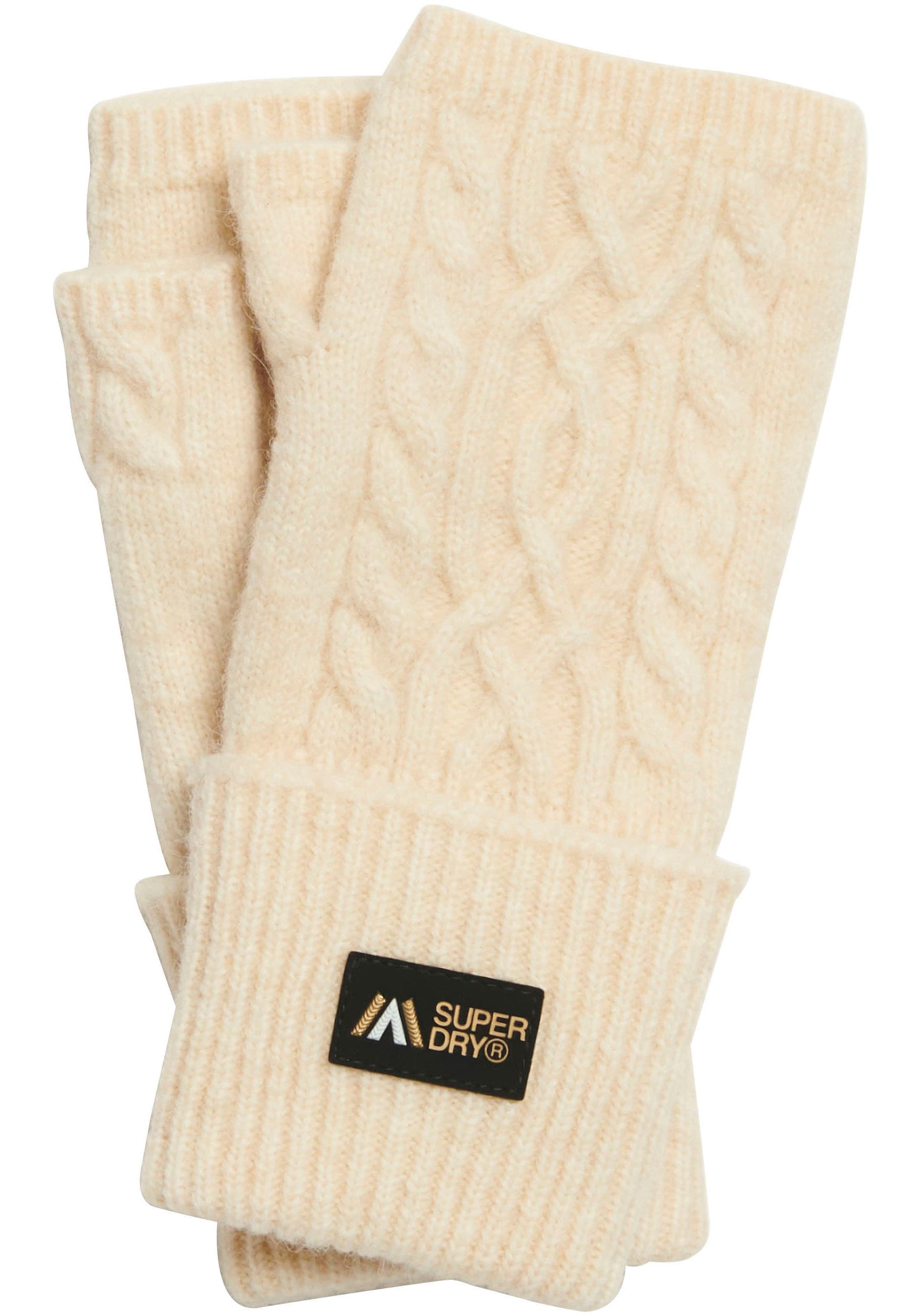 Superdry Strickhandschuhe »CABLE LUXE HANDWARMERS«