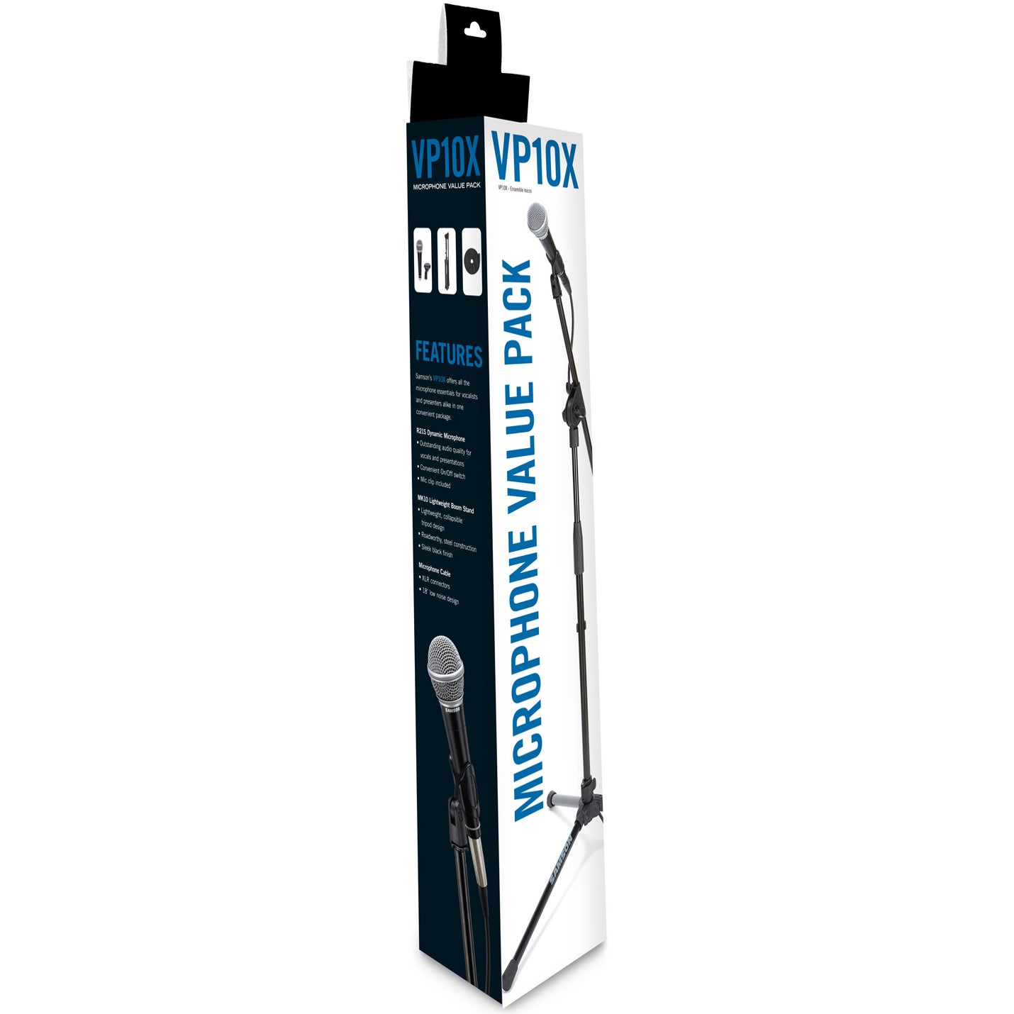 Samson VP10X microfoonpakket incl. statief, klem en kabel