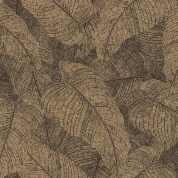 Rasch Papel de Parede Amara 720570 Castanho/beige 53x1005cm Floral - 720570