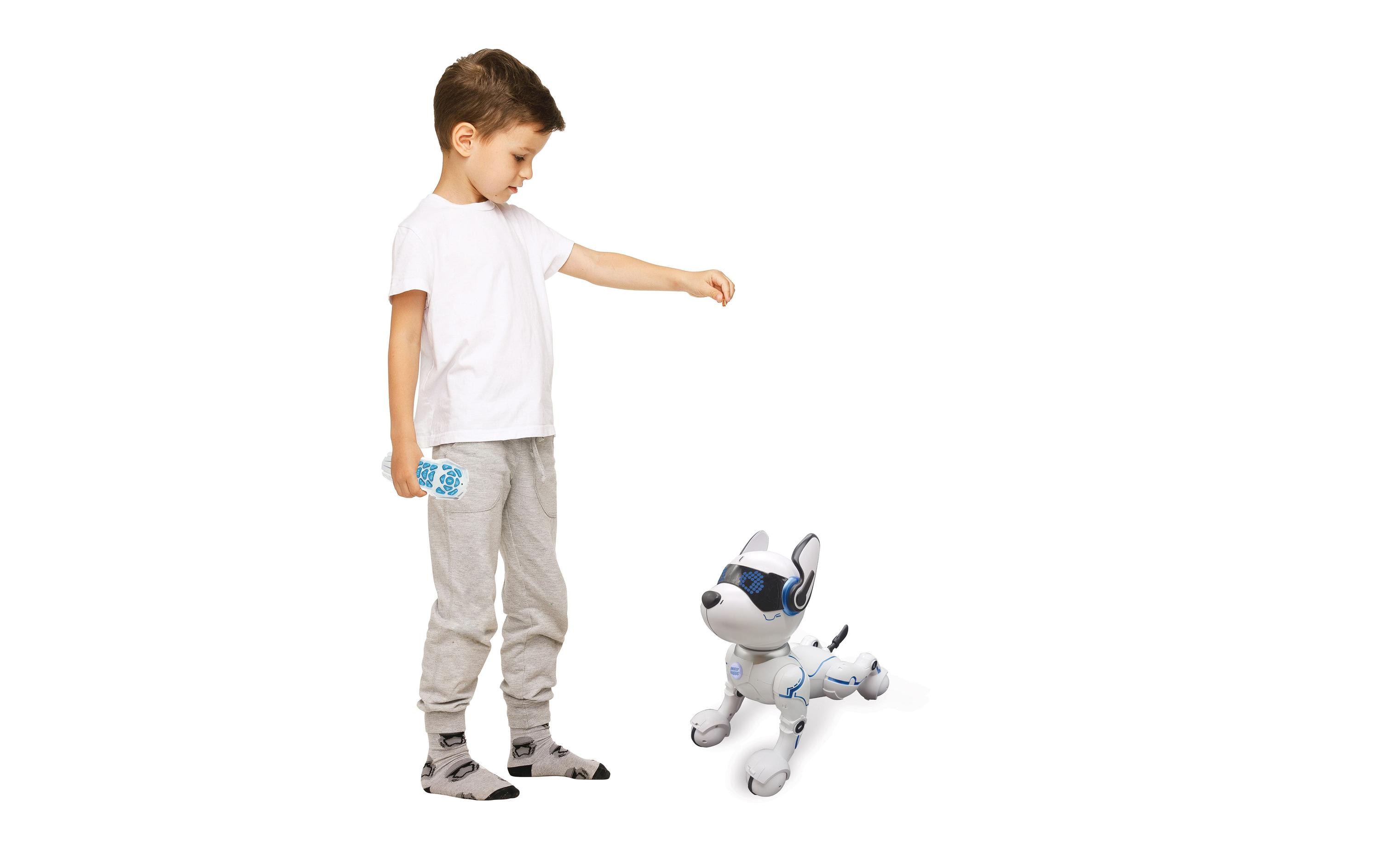 Power Puppy Roboterhund mit FernbedienungProgrammierbarer, taktiler Roboterhund mit Wissen