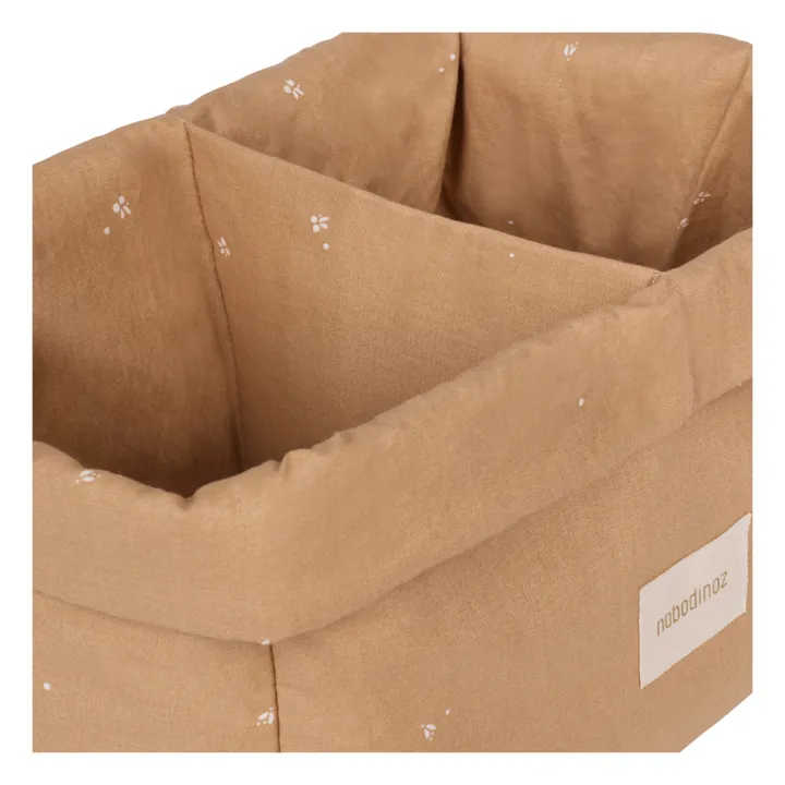 Nobodinoz Panier de rangement Stories en coton bio | Blush