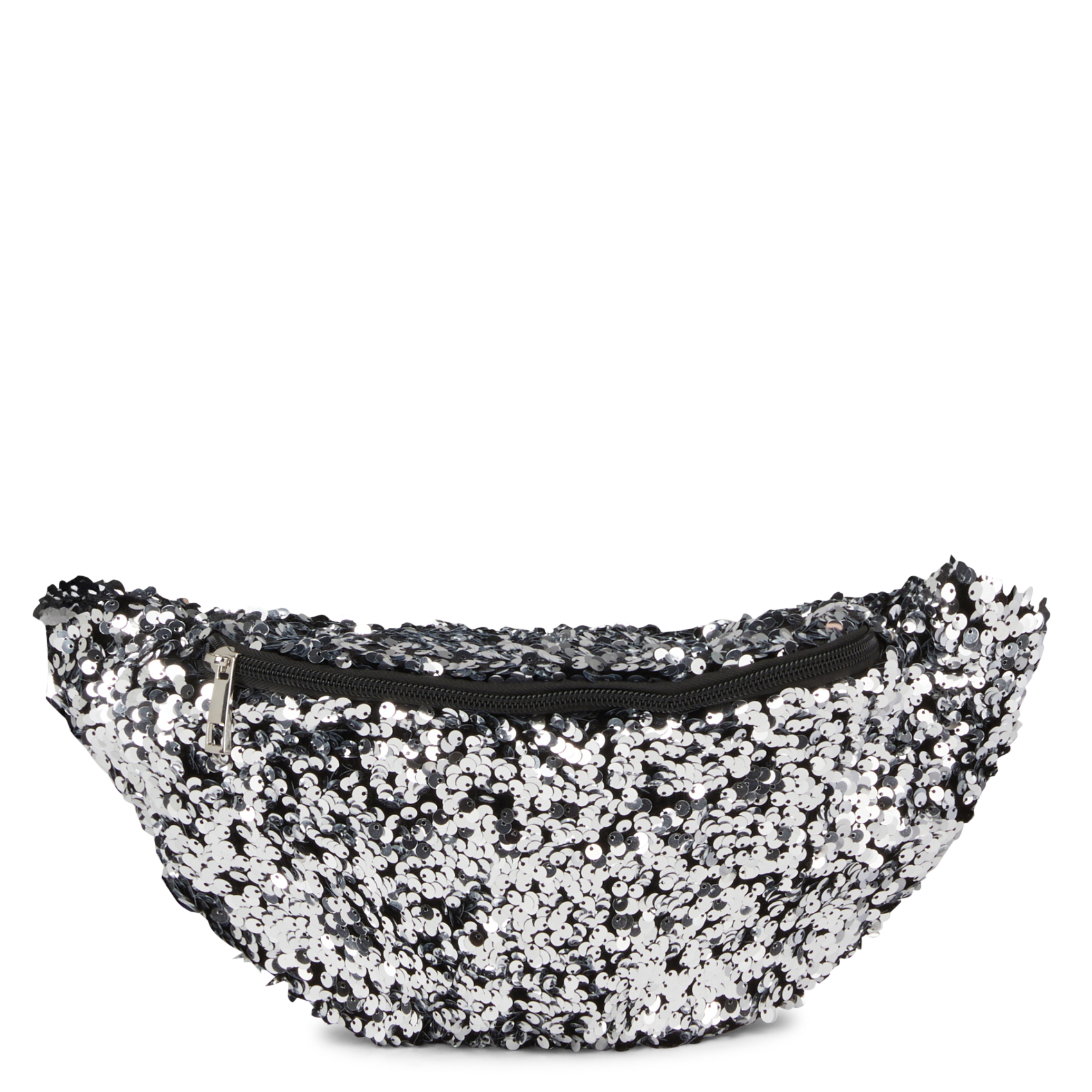 STEPHANIA - Sac banane à sequins | Argent