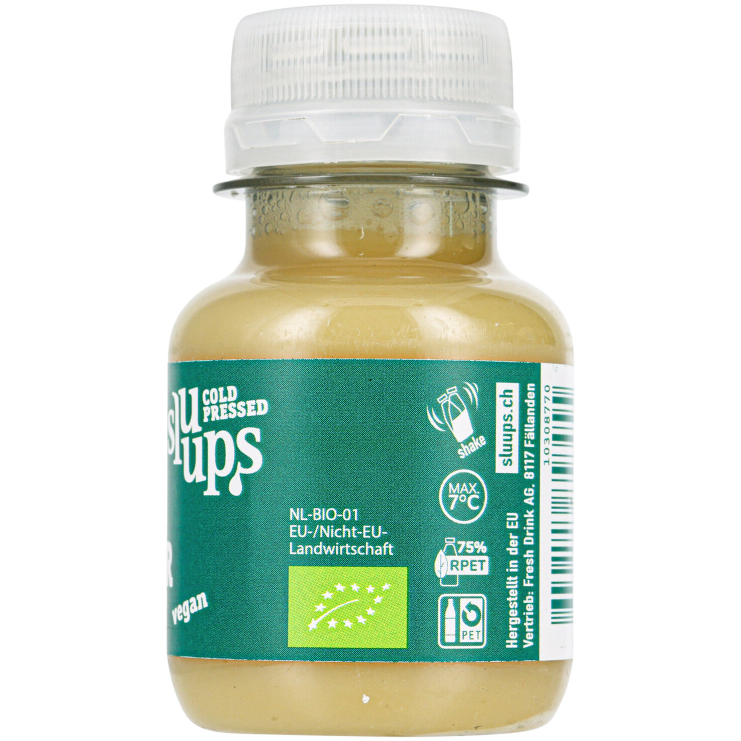 Sluups Bio Ginger Shot vegan