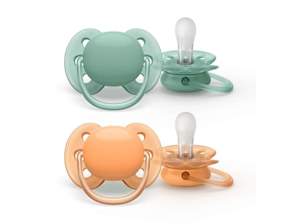 Philips AVENT ultra soft SCF091/03 smokk, Ultramyk, Ortodontisk, Silikon, Gutt/Jente, Tåler oppvaskmaskin