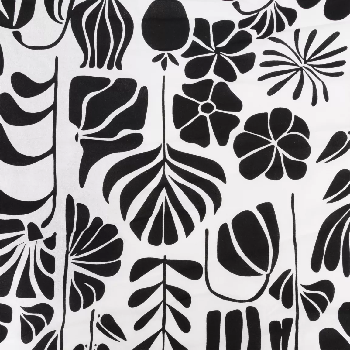 Nappe rectangulaire coton (150 x 250 cm) Twist Noire