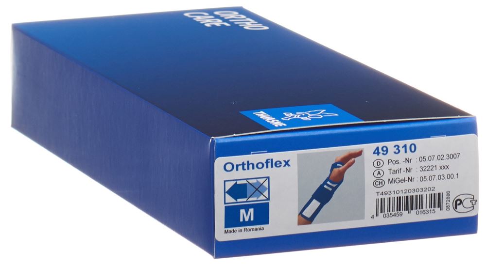 Thuasne Orthoflex Handgelenkband L 21cm links weiss 1 Stk