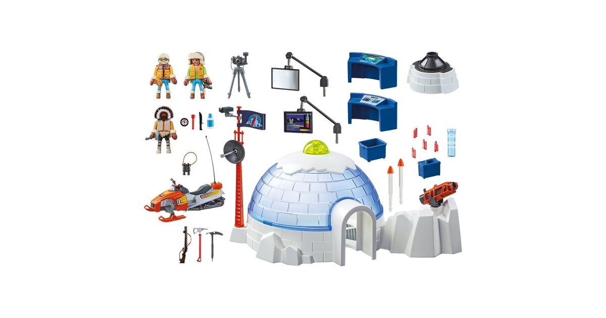 PLAYMOBILAction - Hoofdkwartier Poolexpeditie Constructiespeelgoed  (9055)