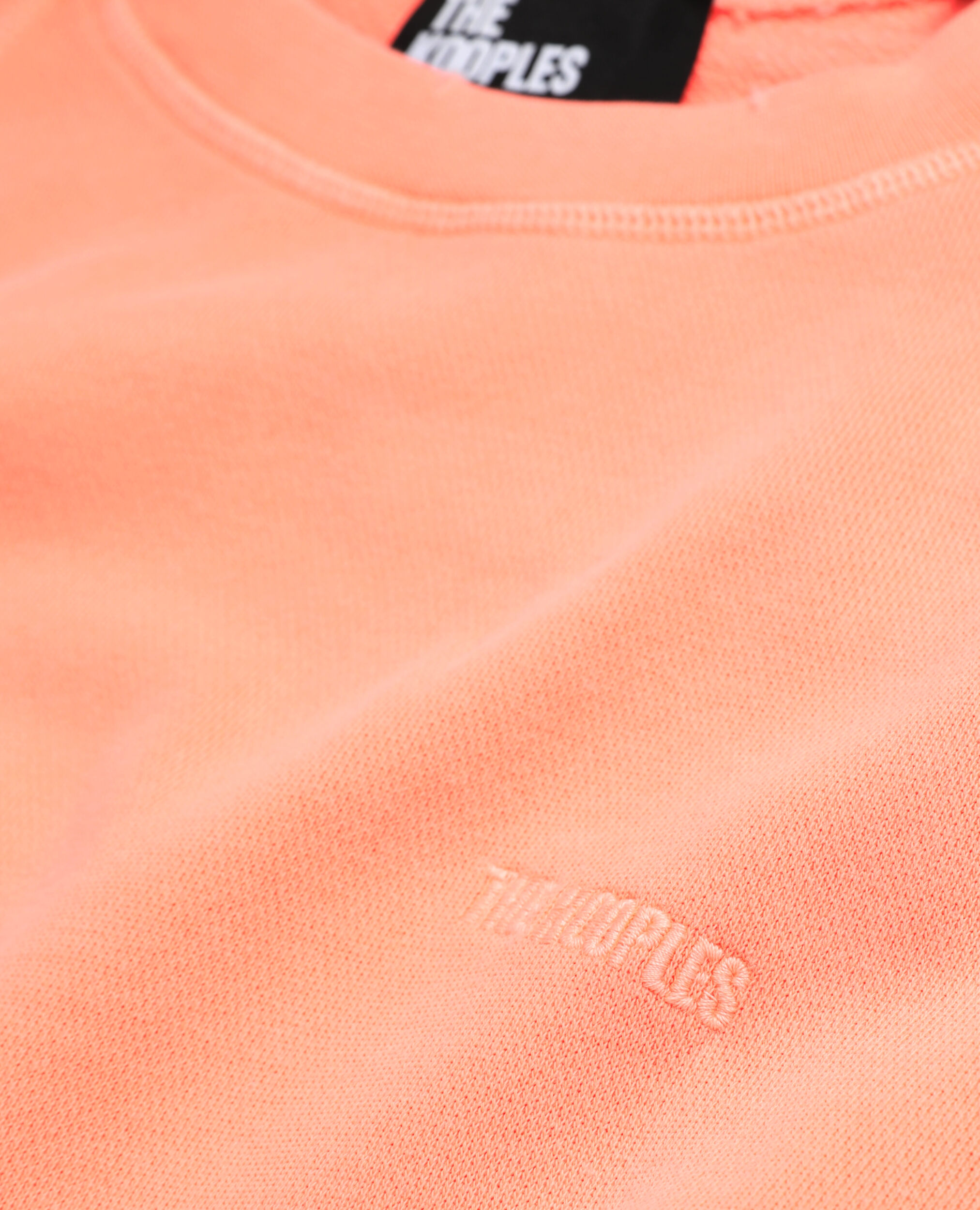 Sweatshirt orange avec logo