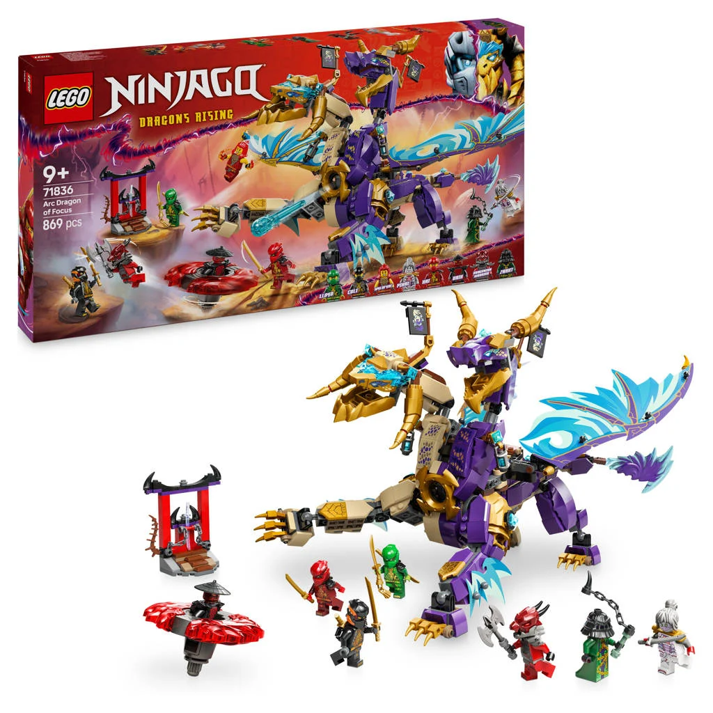Mooie uitdagende set Lego!Boogdraak van Concentratie speelgoedset 71836