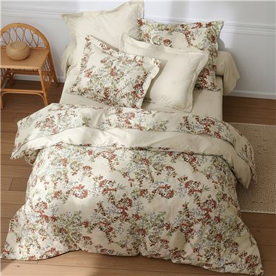 Linge de lit guirlandes de fleurs