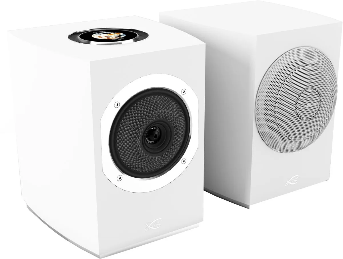 Cabasse Rialto Blanc Satin Enceintes sans fil hi-fi
