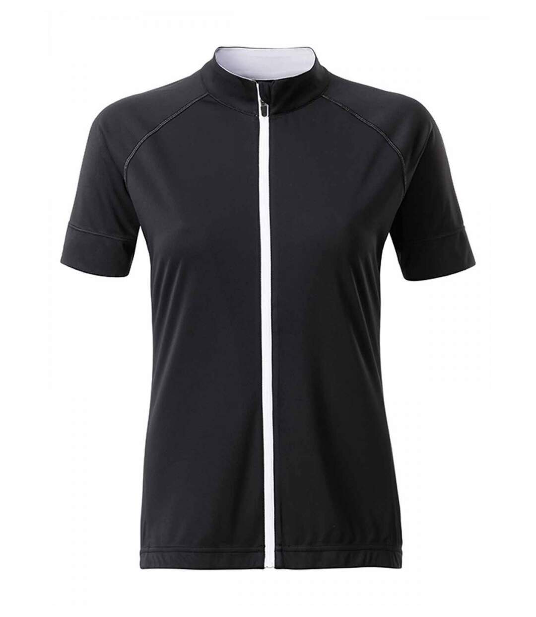 maillot cycliste zippé - FEMME - JN515 - noir
