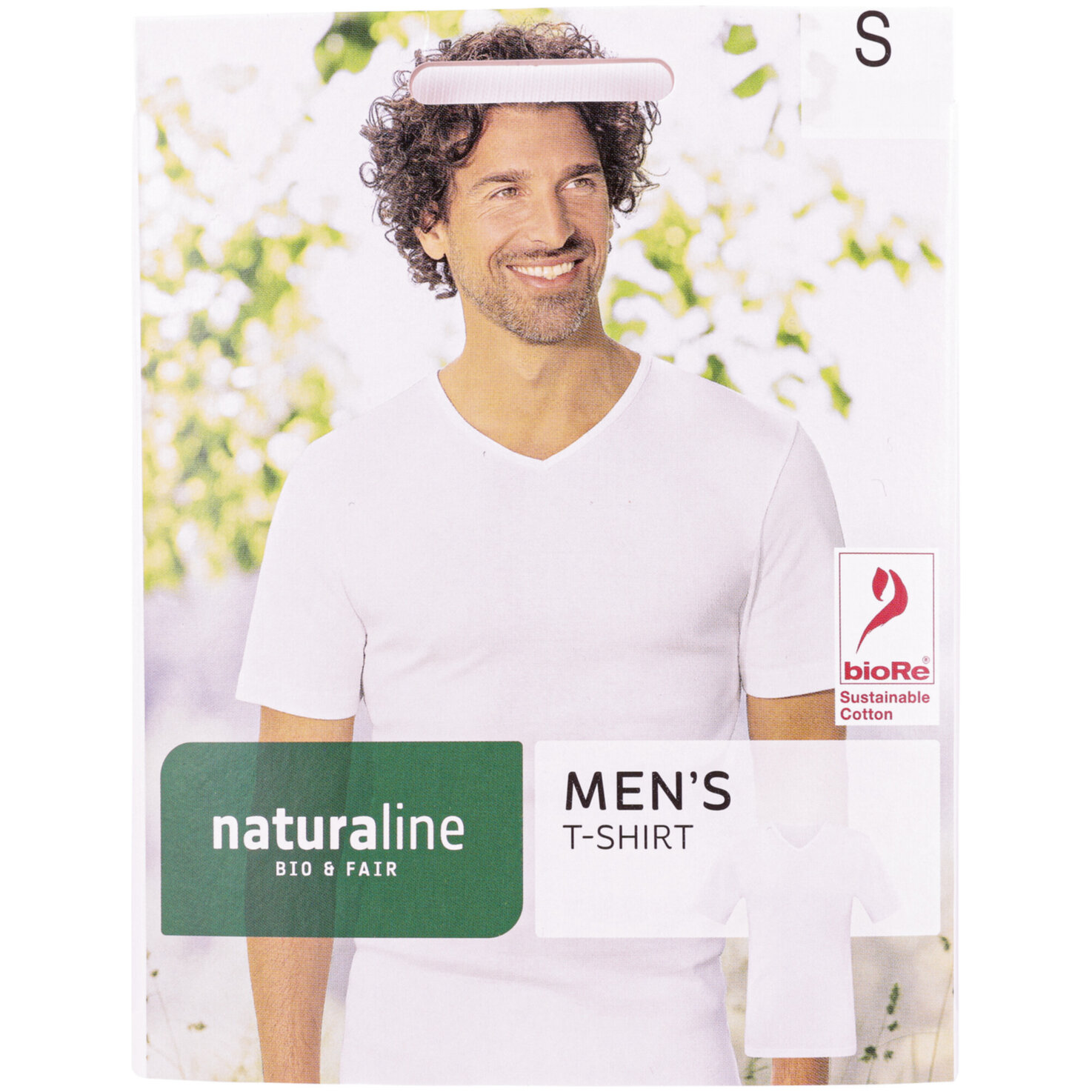 Naturaline Textil Herren Shirt weiss S