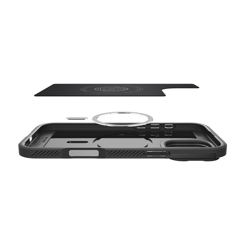 iPhone 16 Pro Max Optik Armor MagSafe Case Hülle mit Cam-Slider (ACS08015) - Schwarz
