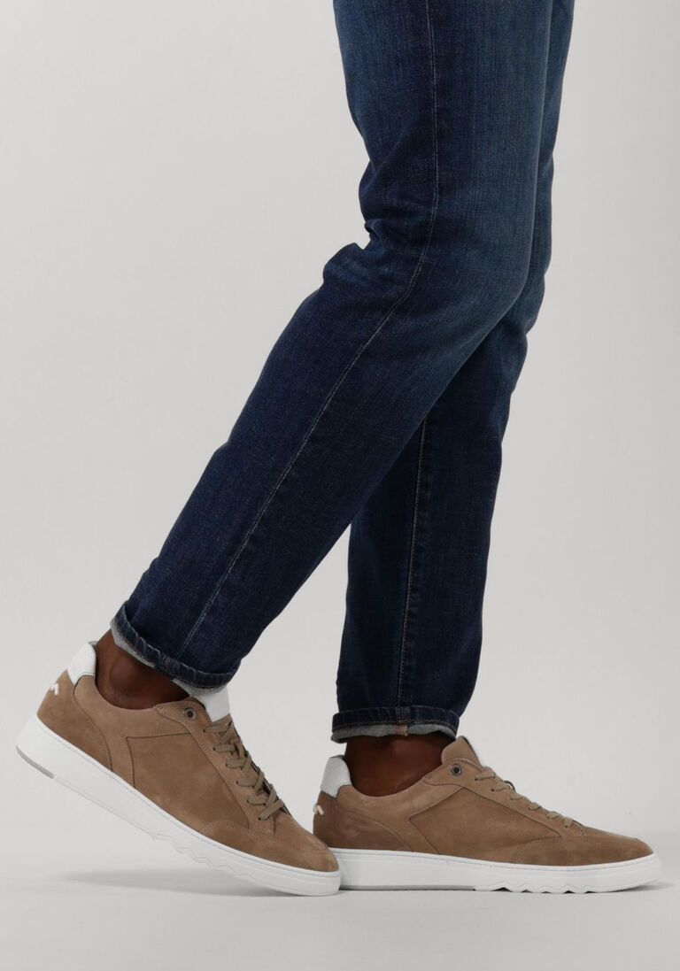 FLORIS VAN BOMMEL bruine floris van bommel lage sneakers sfm-10183