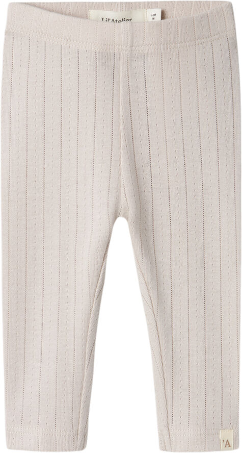 Lil' Atelier NBFRACHEL NIS SLIM LEGGINGS LIL NOO Gray morn