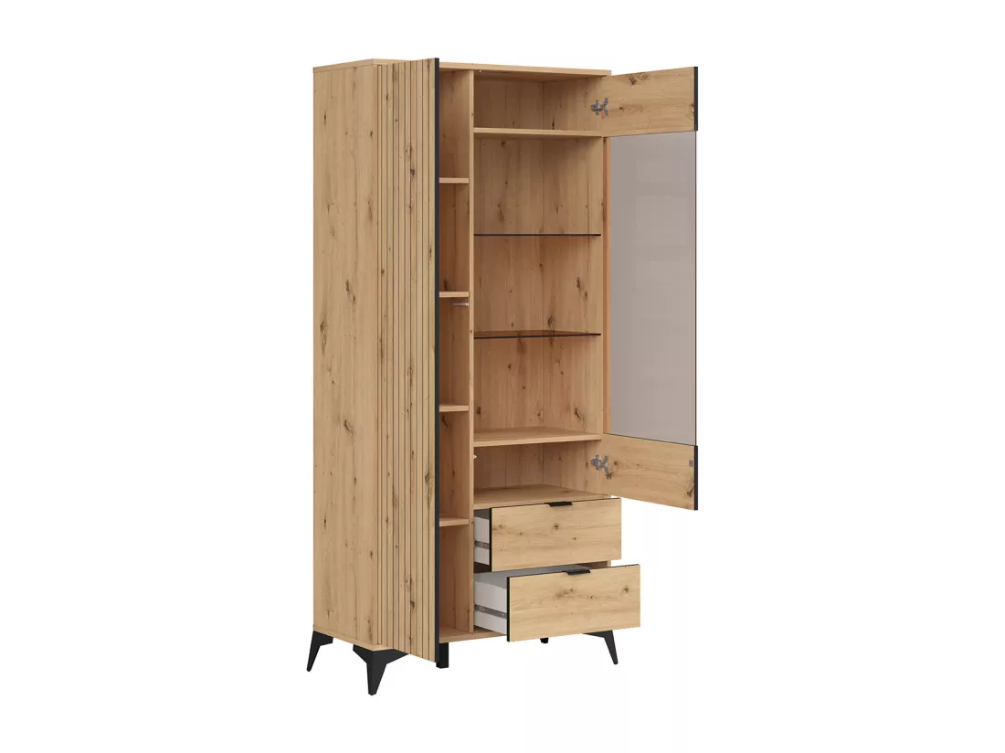 Vaisselier 2 portes 2 tiroirs Mao Bois