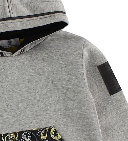 Young Versace H?ttetr?je - Gråmeleret m. Gult M?nster