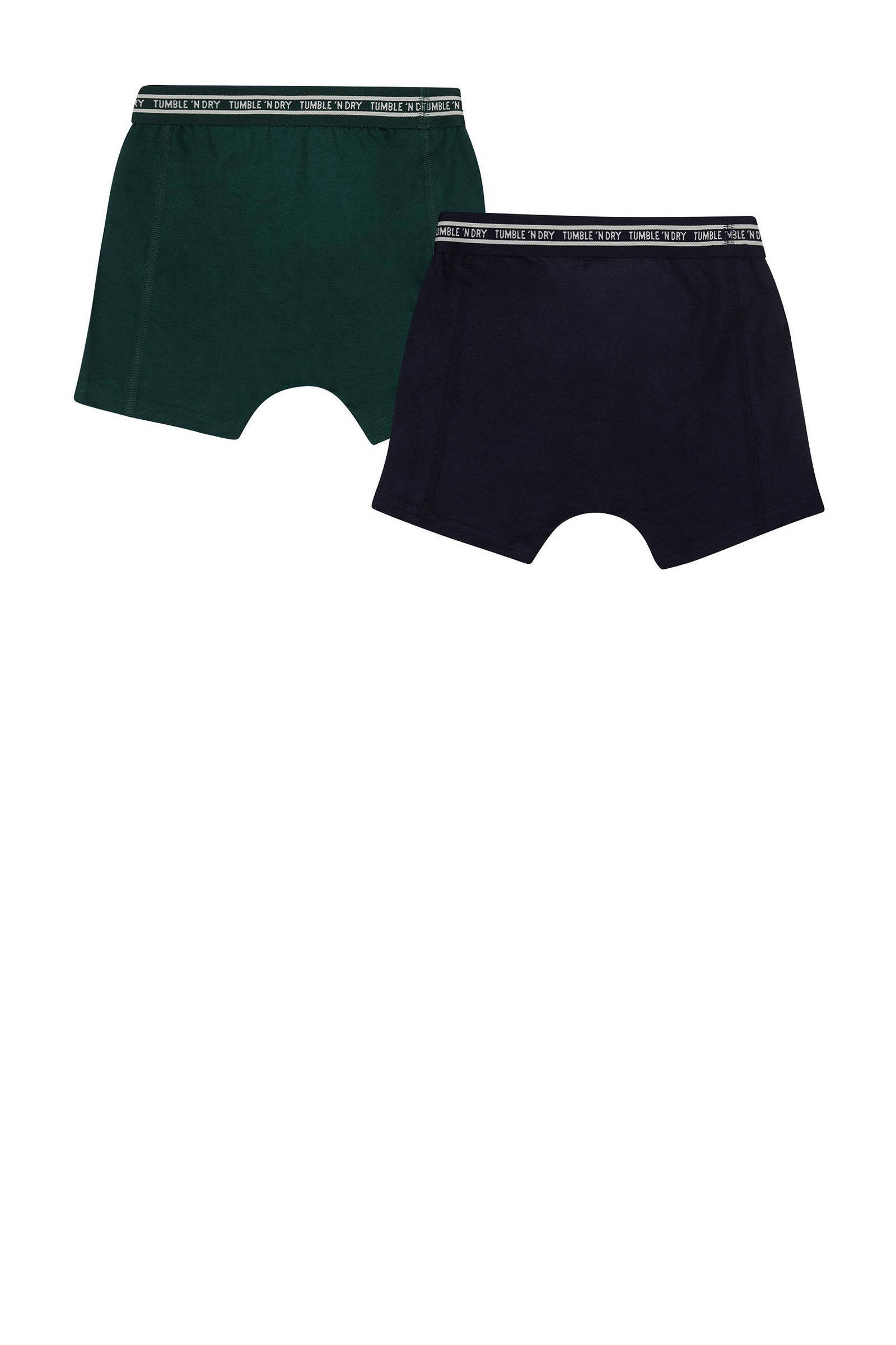 Tumble 'n Dry boxershort - set van 2  zwart/donkergroen