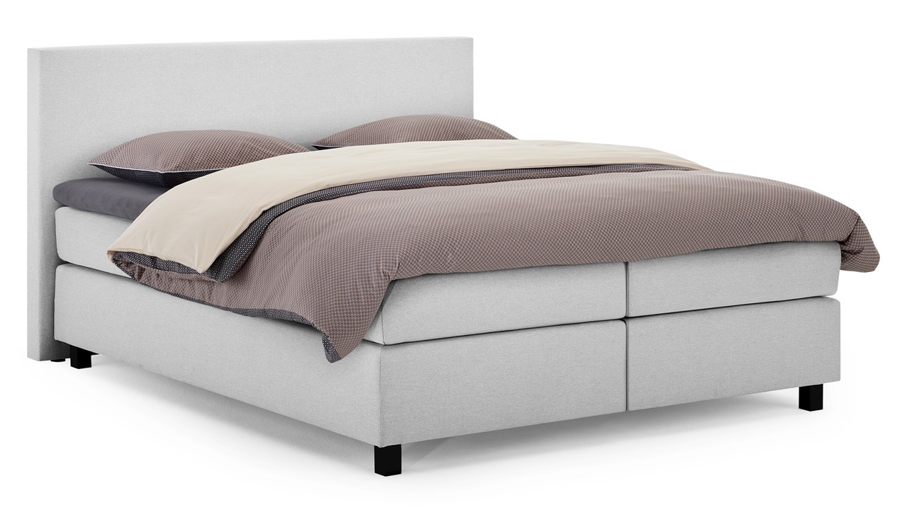 Boxspring Autentik Tunn light grey