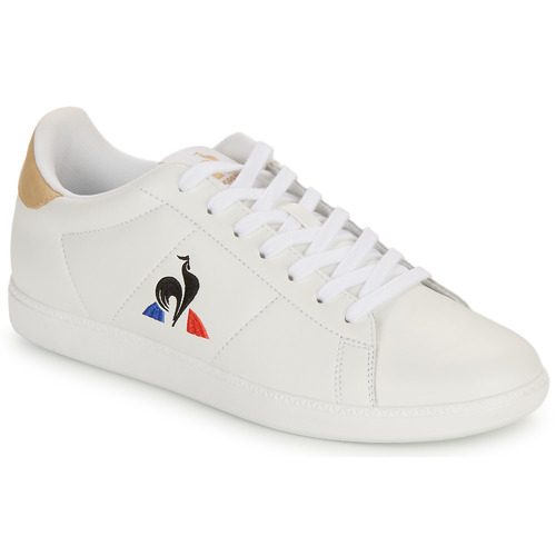 Le Coq Sportif - COURTSET_2 - Blanc / Marron