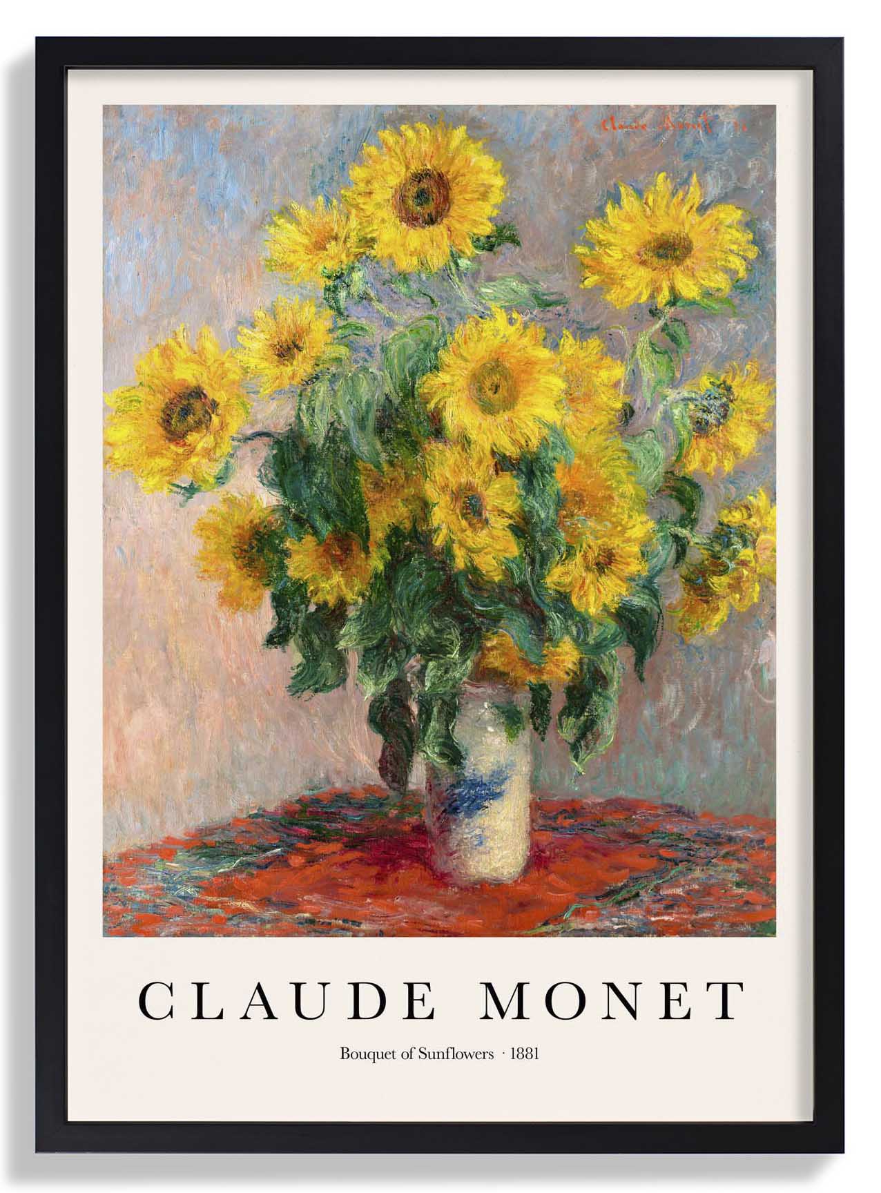 Blumenstrauß mit Sonnenblumen von Claude Monet