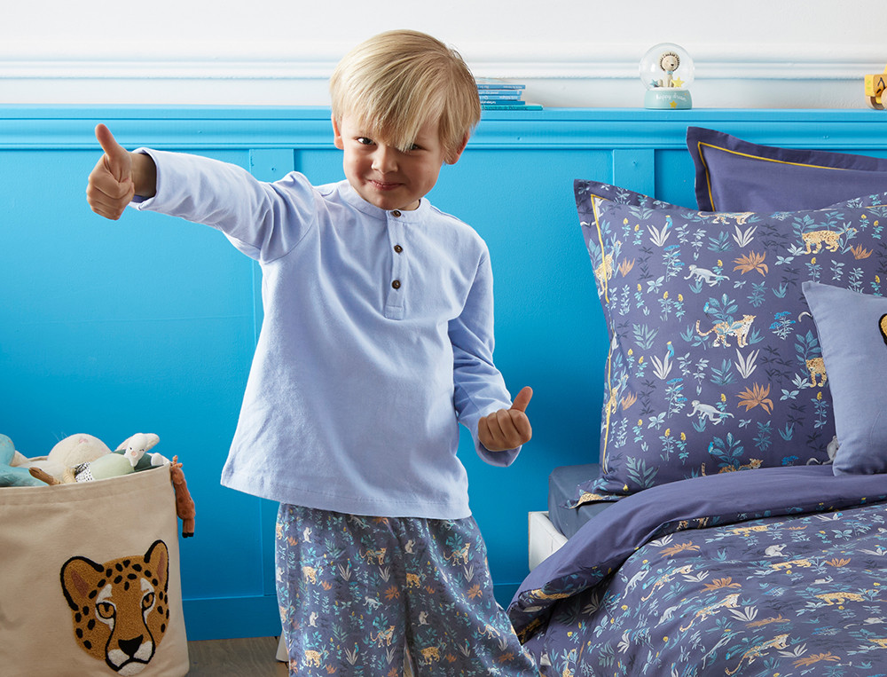 Pyjama short enfant-Savane animée