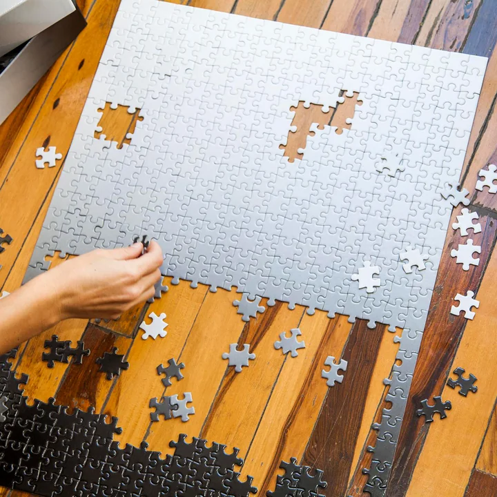 Areaware - Farbverlauf Puzzle, rot / gelb (500-tlg.)