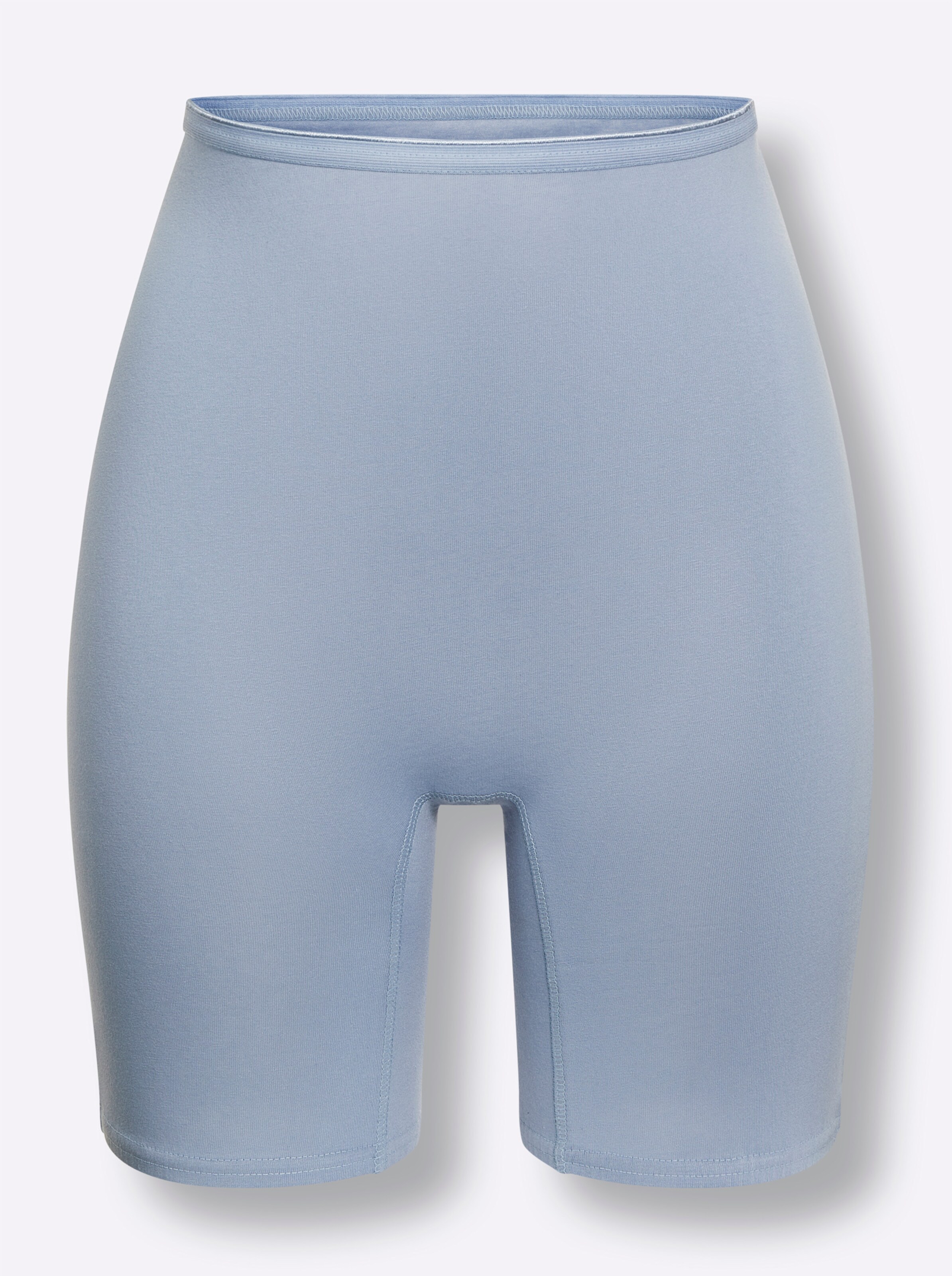 wäschepur Longpanty in 2x bleu-geringelt + 2x bleu