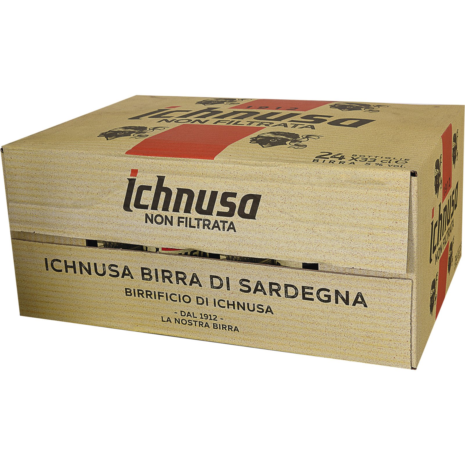 Birra Ichnusa Non Filtrata 24 x 33 cl