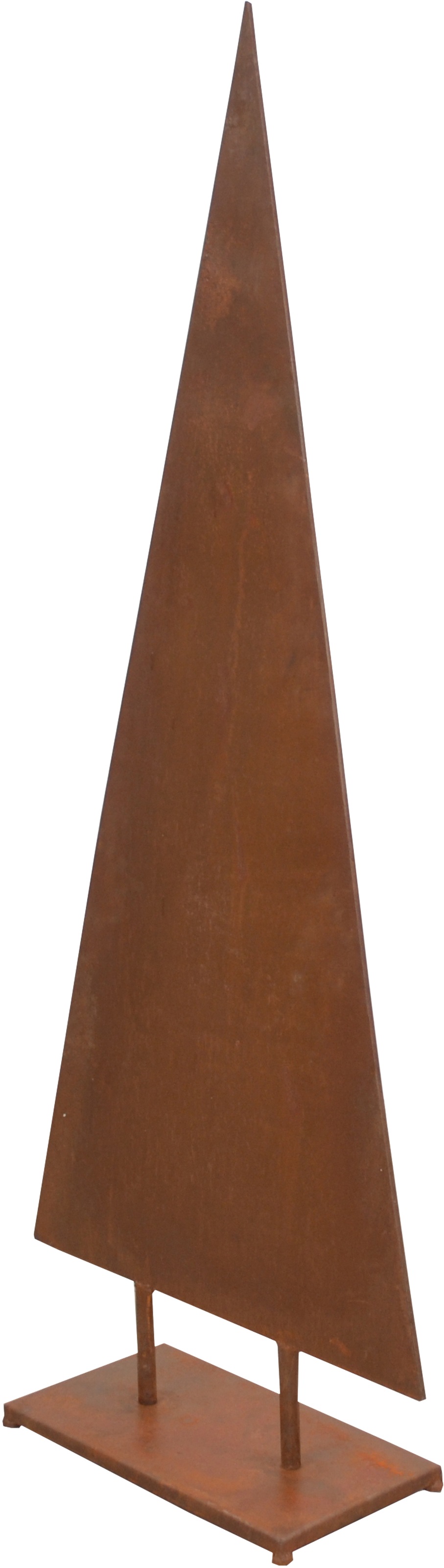 HOFMANN LIVING AND MORE Dekobaum »Weihnachtsbaum, Weihnachtsdeko aussen« aus Metall, mit rostiger Oberfläche