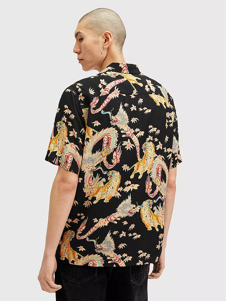ALLSAINTS Hemd DRAGON schwarz