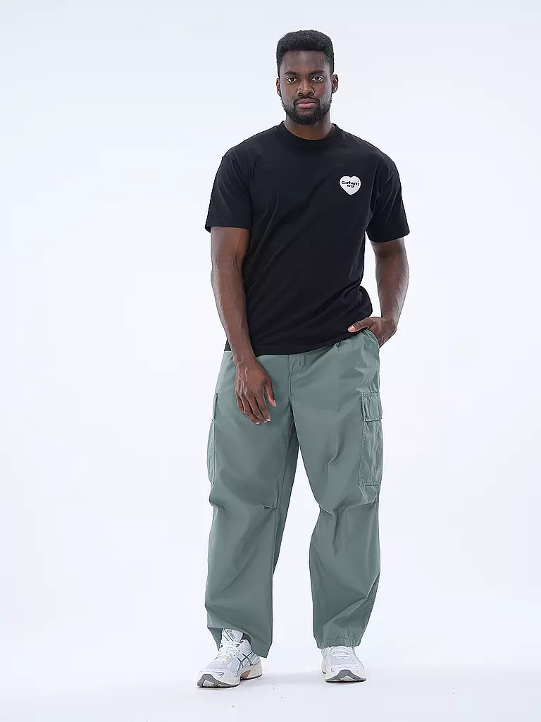 CARHARTT WIP T-Shirt HEART BANDANA schwarz