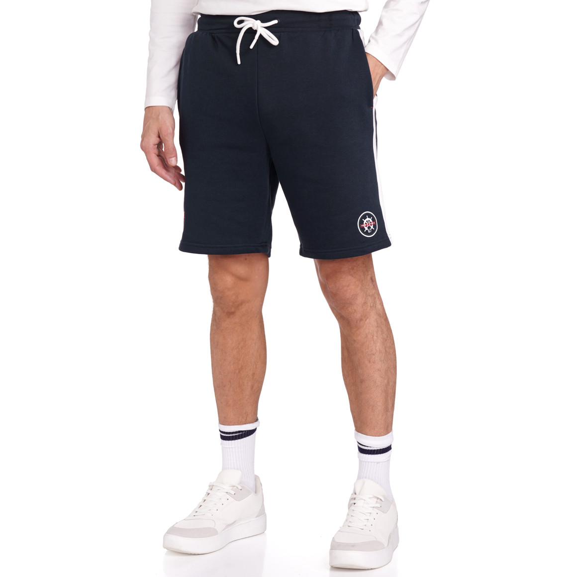 VanVaan Herren Sweatshorts mit Print dunkelblau