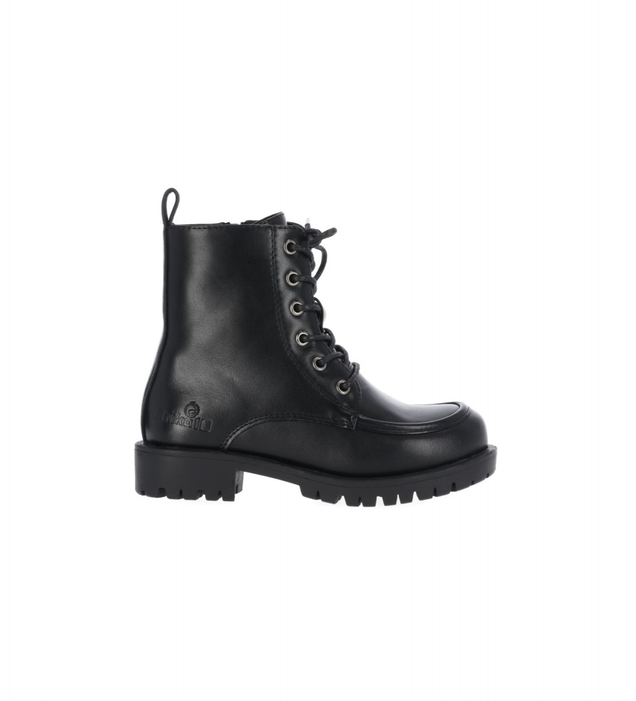 Botas de cano curto infantis Chika10, modelo British 02, pretas