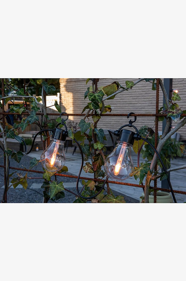 B/O Lyslenke 10 LED Solpanel
