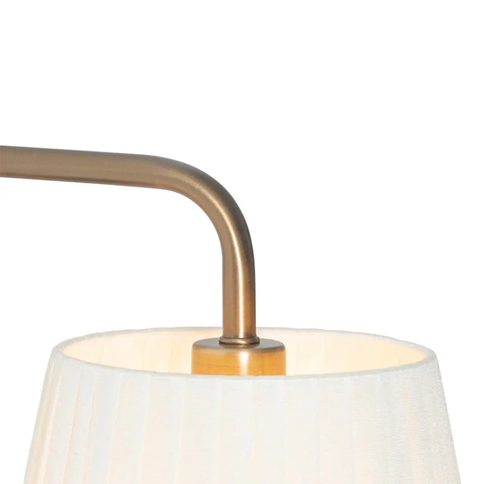 Qazqa wandlampen renier bruin e14