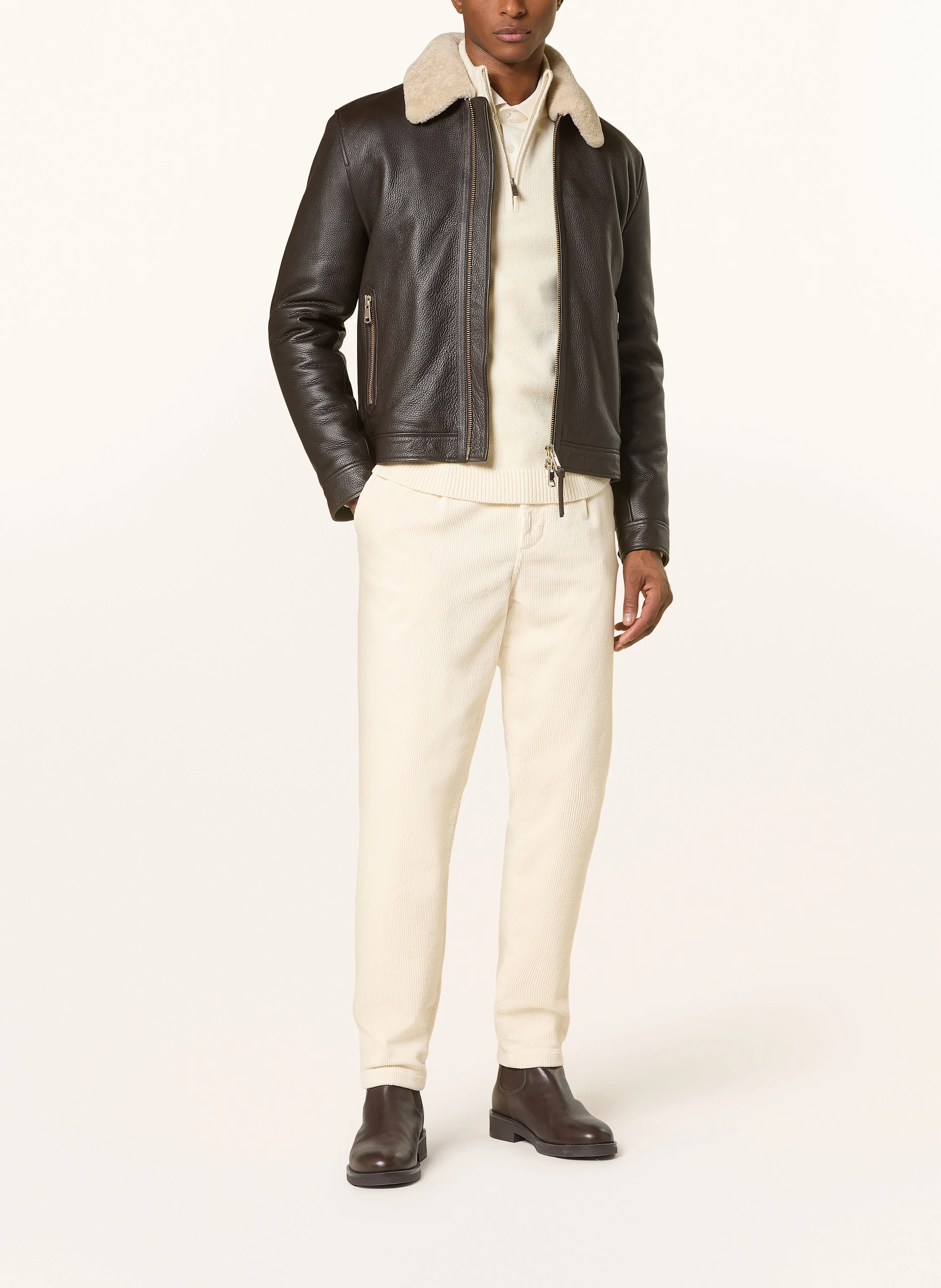 REISS Lederjacke