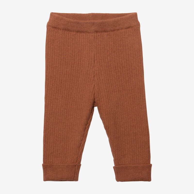 Pantalon en maille bébé caramel marron Catimini Marron