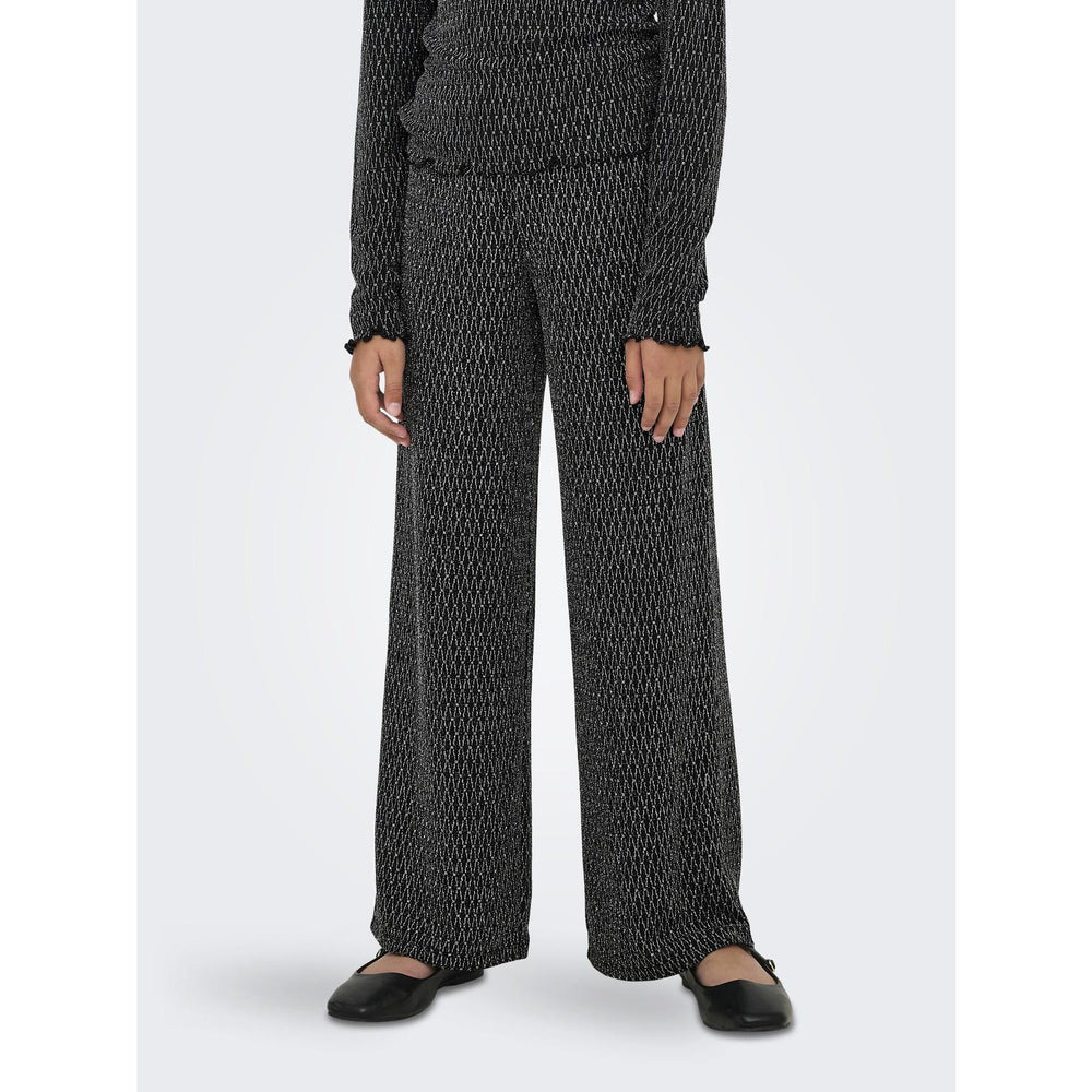Køb kids ONLY Black Lurex Silver/Harlekin Kogqueen Glitter Bukser Bf Jrs