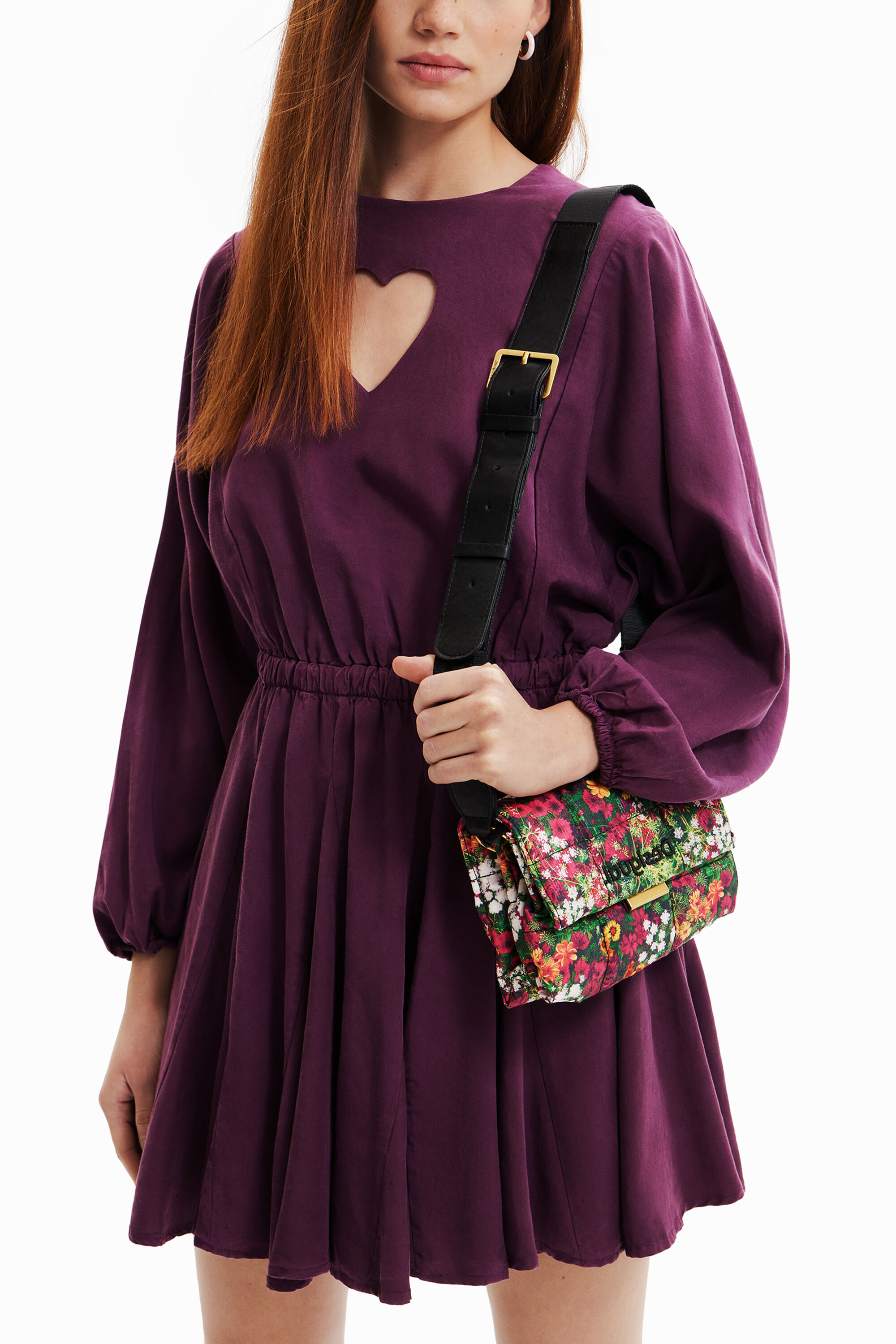 Petit sac à bandoulière fleurs