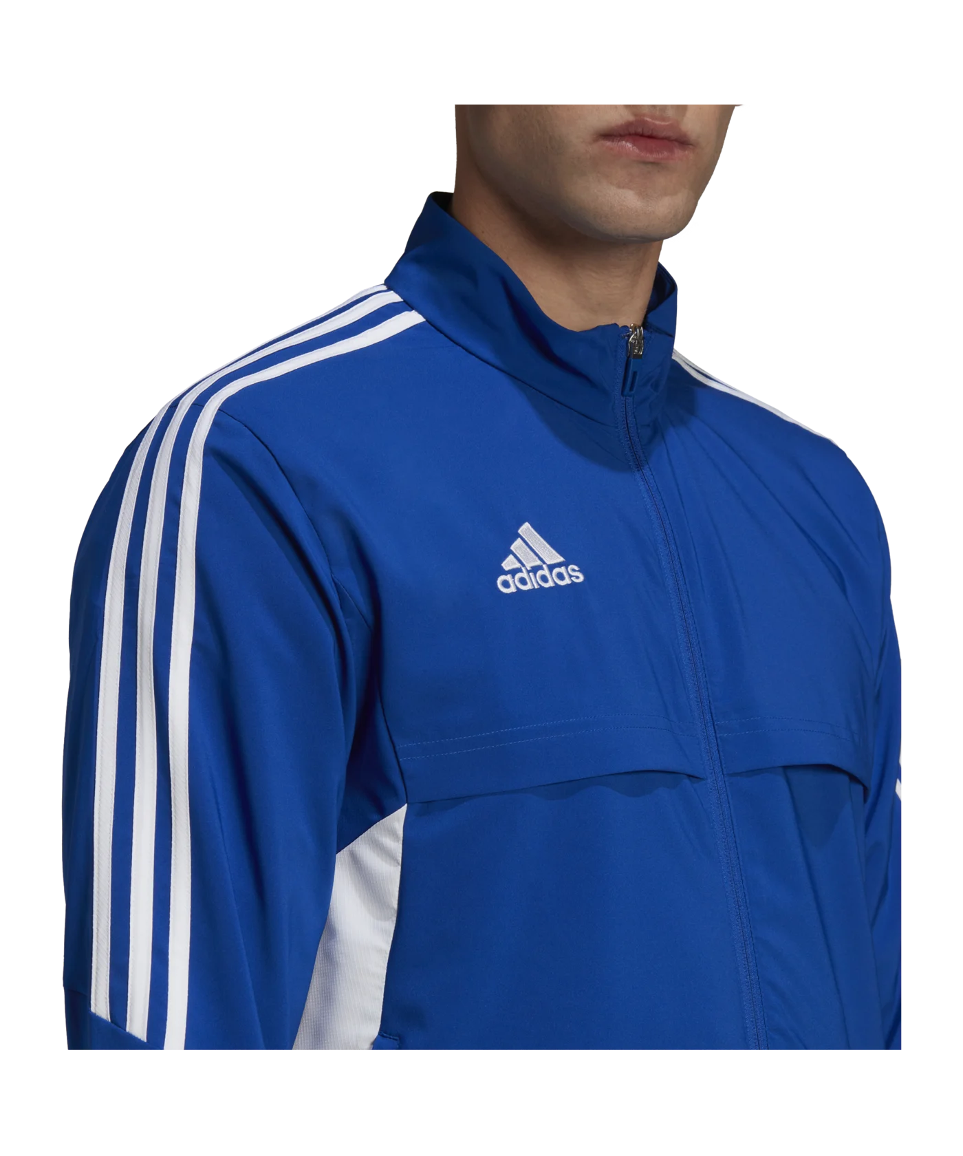 adidas Condivo 22 Präsentationsjacke Blau Weiss