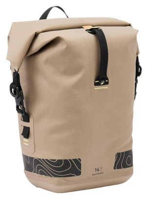 Sacoche de Porte Bagage Rockrider - ADVT 900 14L Beige