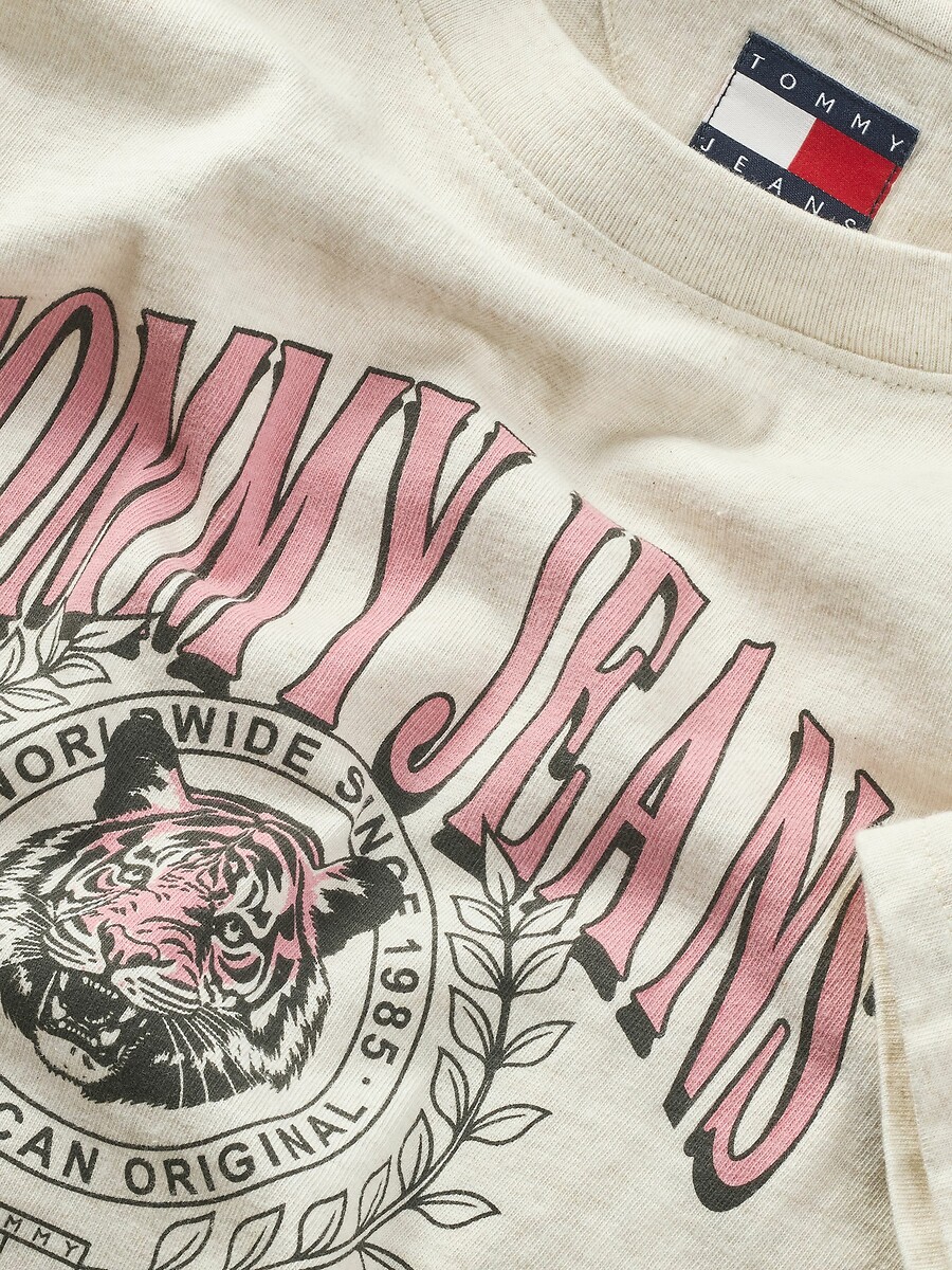 TOMMY JEANS<br>Camiseta de manga curta estampada